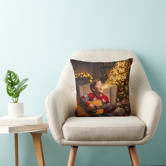 JOY WORLD CHRISTMAS OR ANY HAPPY TIME THEME クッション (椅子)