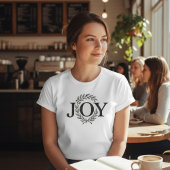 Joy Wreath Minimalist Christmas: Botanical Holiday Tシャツ