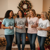 Joy Wreath Minimalist Christmas: Botanical Holiday Tシャツ