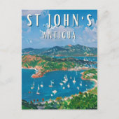 Joyau des Caraïbes : Saint John's ポストカード (正面)