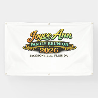 JOYCE ANN BANNER 2 横断幕