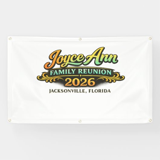JOYCE ANN BANNER 2 横断幕 (横)