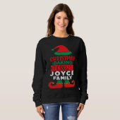 Joyce Family Christmas Baking Crew Matching Elf スウェットシャツ (正面フル)