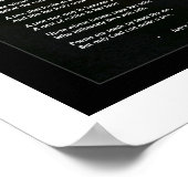 Joyce Kilmer poem "Trees" poster with trees photo ポスター (角)