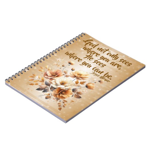 Joyce Meyerインスパイアによる引用文スパイラルノート ノートブック (左側)