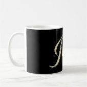 Joyce white gold Handwriting Tasse Kaffeetasse コーヒーマグカップ (左)