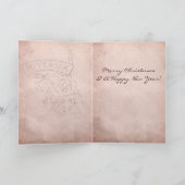 Joyeaux Noëlエッフェル塔のクリスマスカード シーズンカード (内部)