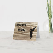 Joyeaux Noelルイジアナのケージャンのクリスマスカード シーズンカード (正面)