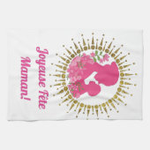 Joyeuse Fête Maman  キッチンタオル (横)