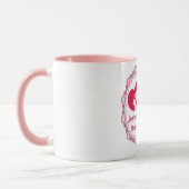 Joyeuse Fête Maman – Cadre Vintage  マグカップ (左)