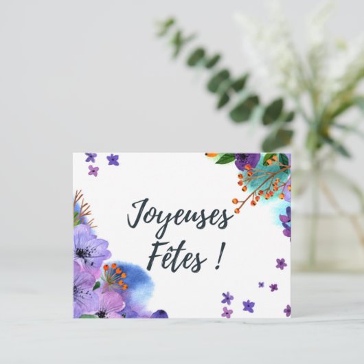 Joyeuse Fêtes Carte postale ポストカード (スタンド正面)