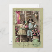 Joyeuses Pâquesイースター シーズンポストカード (正面/裏面)