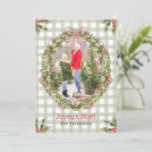 Joyeuxノエル水カラーフローラボウファミリーフォト シーズンカード (スタンド正面)