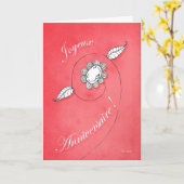 Joyeux Anniversaire! カード (黄色い花)