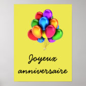 Joyeux anniversaire ポスター (正面)