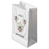 Joyeux Anniversaire | Happy Birthday スモールペーパーバッグ (正面アングル)