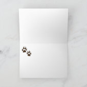 Joyeux Anniversaire、Wolf、Wolves、Animal カード (内部)