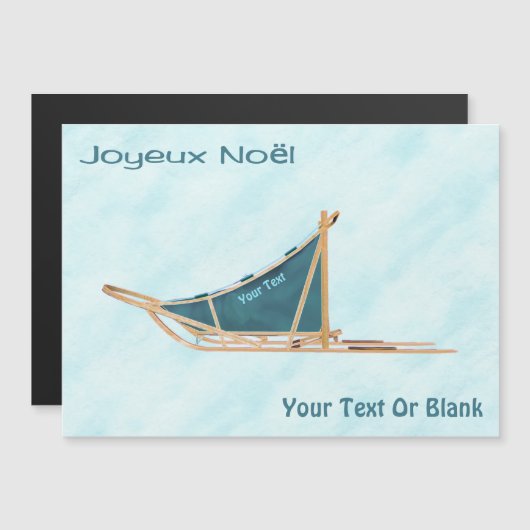 Joyeux Noё - Dog Sled On Snow (正面/裏面)