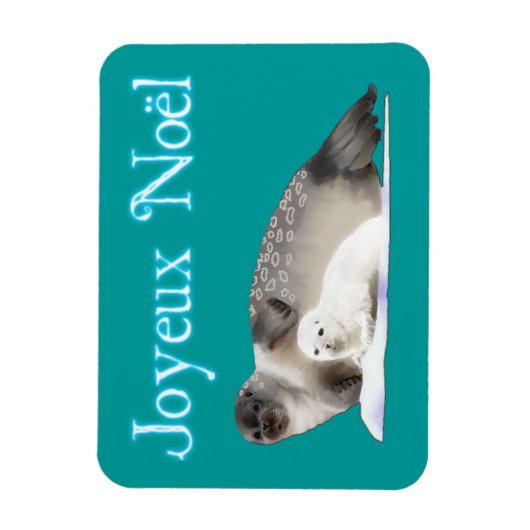 Joyeux Noё - Ringedシール マグネット (縦)