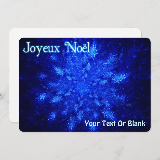 Joyeux Noё - Snowburst シーズンカード (正面/裏面)