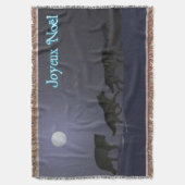 Joyeux Noё - Wolfpack スローブランケット (正面縦)