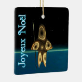 Joyeux Noёl – フラクタルイヌイットハンター セラミックオーナメント (右)