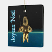 Joyeux Noёl – フラクタルイヌイットハンター セラミックオーナメント (左)