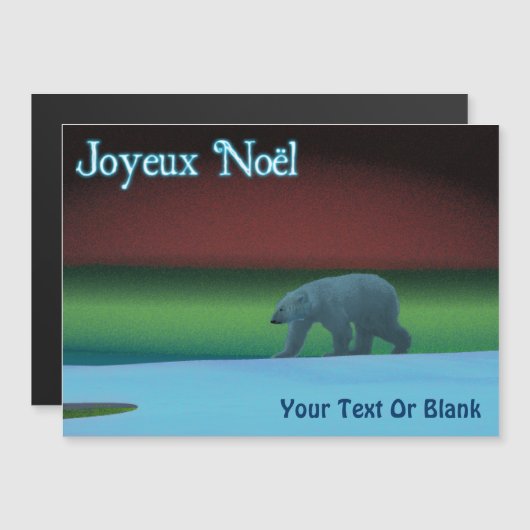 Joyeux Noёl - Polar Lights Polar Bear (正面/裏面)
