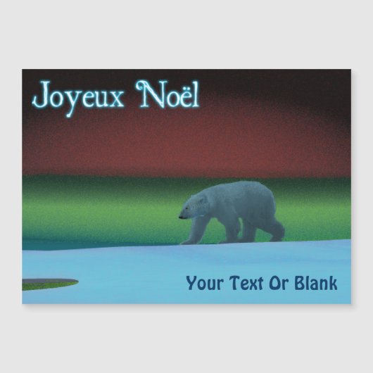 Joyeux Noёl - Polar Lights Polar Bear (正面)