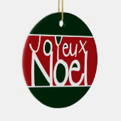 Joyeux Noelのオーナメント セラミックオーナメント (右)