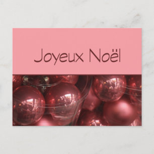 Joyeux Noëlのクリスマスオーナメント シーズンポストカード