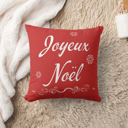 Joyeux Noelのフランス人のルイジアナのケージャンのメリークリスマス クッション (ブランケット)