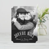 Joyeux Noelの休日の写真カード シーズンカード (スタンド正面)