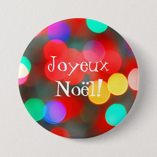 Joyeux Noëlの踊りはボタンをつけます 缶バッジ (正面)