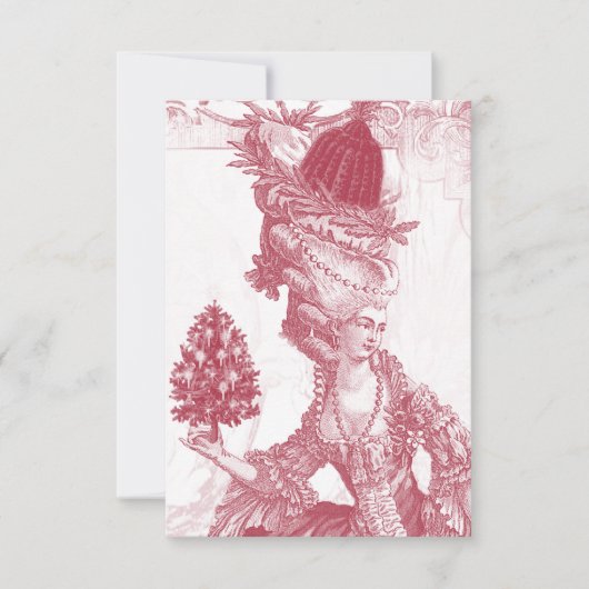 Joyeux Noelのrsvp 出欠カード (正面)