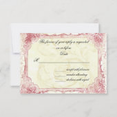 Joyeux Noelのrsvp 出欠カード (裏面)