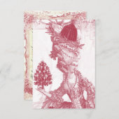 Joyeux Noelのrsvp 出欠カード (正面/裏面)