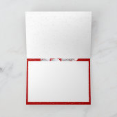 Joyeux Noelカナダフランスののクリスマススターズベル シーズンカード (内部)