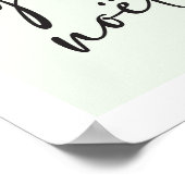 Joyeux Noelクリスマスアートプリントまたはポスター ポスター (角)