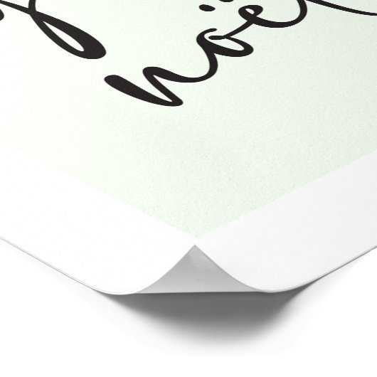 Joyeux Noelクリスマスアートプリントまたはポスター ポスター (角)