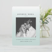 Joyeux Noelクリスマスフォトグラデーションカード シーズンカード (スタンド正面)