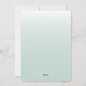 Joyeux Noelクリスマスフォトグラデーションカード シーズンカード (裏面)