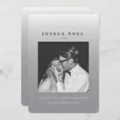 Joyeux Noelクリスマスフォトグラデーションカード シーズンカード (正面/裏面)