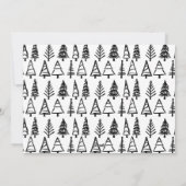 Joyeux Noelシンプルスクリプトクリスマスフォト シーズンカード (裏面)