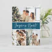 Joyeux Noelフォトコラージュ シーズンカード (スタンド正面)