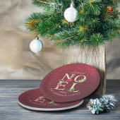 Joyeux Noelメリークリスマスハッピーニューイヤーズ ペーパープレート