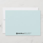 Joyeux Noel青ファンキー赤クリスマスフォトカード シーズンカード (裏面)