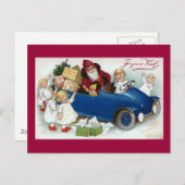 "Joyeux Noel"のヴィンテージのフランス語 シーズンポストカード (正面/裏面)