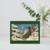 "Joyeux Noel"のヴィンテージの郵便はがき シーズンポストカード (スタンド正面)