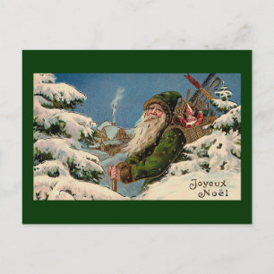 "Joyeux Noel"のヴィンテージの郵便はがき シーズンポストカード